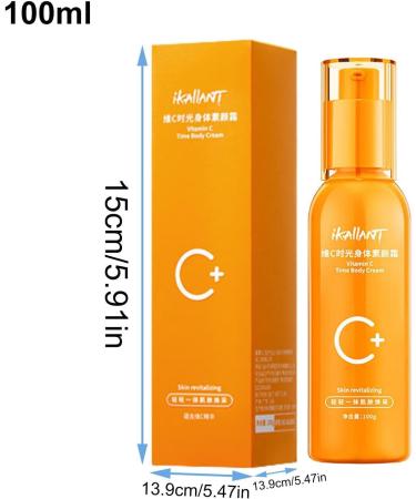 higyee Vitamin C Lotion for Body Brightening Lazy Cream 100ml Refreshing Vitamin C Time Body Brightening Moisturizer for women and men longlasting care for the entire body - Buy Online on GoSupps.com