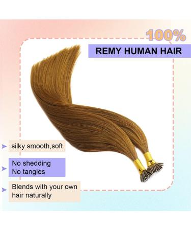 KOCONI 20 Nano Ring Hair Extensions - Real Human Hair, Remy Nano Beads, 50g - #6 Chestnut Brown - Buy Online on GoSupps.com