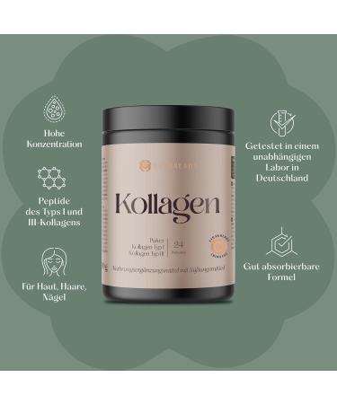 Natuready Collagen Peptide Powder - High Dose Type I & III No Added Sugar 24 Portions - Strawberry Flavor - Buy Online on GoSupps.com