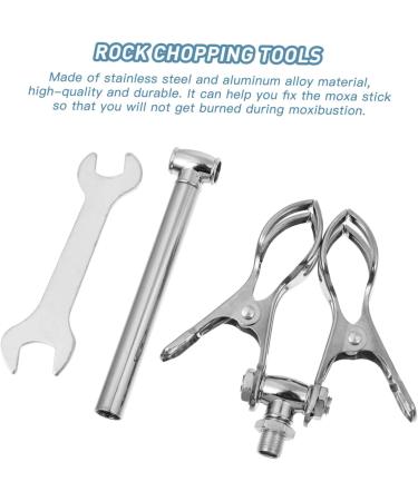 FRCOLOR Portable Moxibustion Clip Set - Stainless Steel Moxa Massage Tools for Skin Care | International Shipping - Buy Online on GoSupps.com