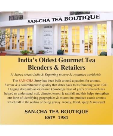 Sancha Tea Boutique Chai safran Masala Chai Chai sans caf ine m lange de tisanes pures 25 sachets de th pyramide Chai Masala th Kesar Kesar Chai th au safran safran masala chai sans caf ine 1 Count (Pack of 1) - Buy Online on GoSupps.com