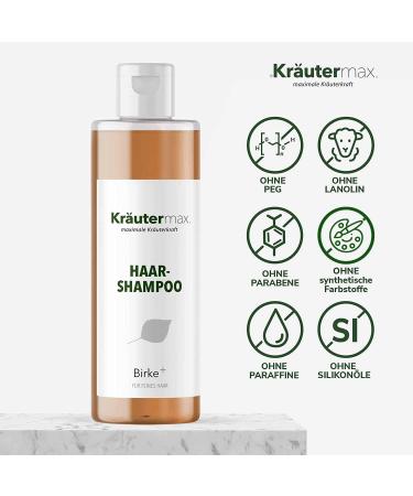 Herbal Max Birch shampoo hair birch shampoo hair shampoo for hair care 3 x 250 ml - Buy Online on GoSupps.com