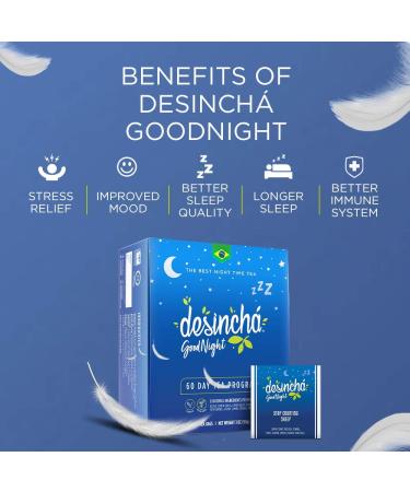 Desincha Nighttime Herbal Tea for Relaxation & Quality Sleep - 60 Day Supply - Buy Online on GoSupps.com