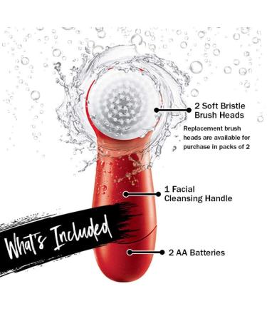 Olay Regenerist Anti-Aging Facial Cleansing Brush - 1 Handle & 2 Brush Heads - Buy Online on GoSupps.com