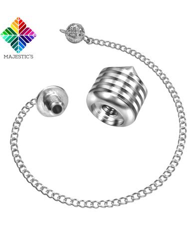 Buy Radiesthesia Pendulum ULTRA-SENSORIELL - Silver-Plated Brass Esoteric Oracle Pendulum for Accurate Readings | International Shipping - Buy Online on GoSupps.com
