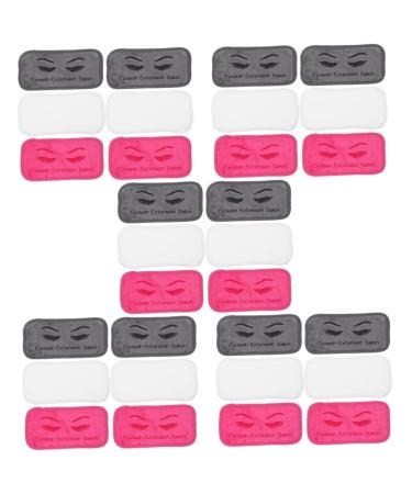 Beavorty Lot De 5 Coussinets Frontaux Confortables En Tissu Doux Pour Extensions De 6 Pi ces X 5 1 unit (Lot de 1) couleurs assortiesx5pcs