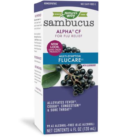 Nature's Way Sambucus Flucare Syrup, 4 Fluid Ounce (Packaging May Vary) (Packaging May Vary)