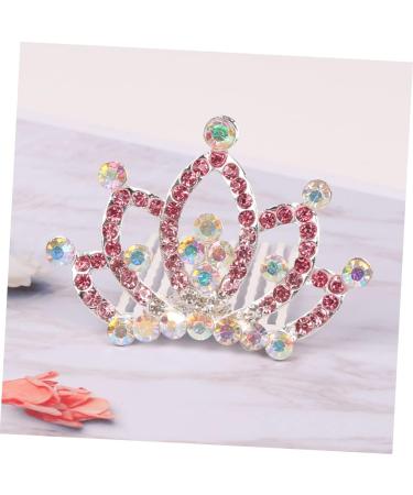 Angoily Crown Hair Comb Hair Accessories Toddler Crowns and Tiaras Girls Tiara Rhinestone for Girls Diamond Headpiece Crystal Headpiece Tiara for Girls Hairpin Child Rhinestones Headgear - Buy Online on GoSupps.com