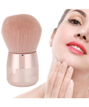 Round Head Blush Brush - Soft Fiber Powder Brush for Seamless Makeup Application | International Shipping Available - Buy Online on GoSupps.com