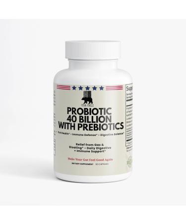 USA CALI Probiotic 40 Billion with Prebiotics