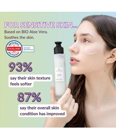 Hyaluronic Acid Moisturiser Gel with Organic Aloe Vera | Natural Vegan Face Care | Intensive Hydration & Anti-Ageing - 100ml - Buy Online on GoSupps.com