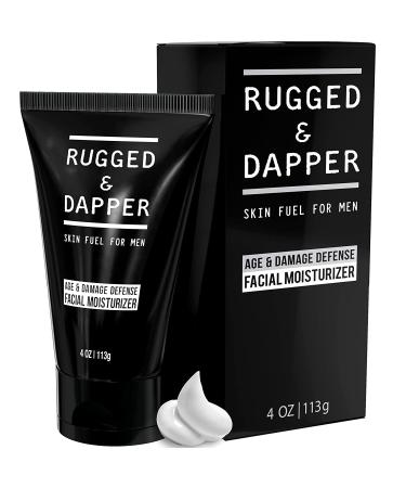 RUGGED & DAPPER Men's Face Moisturizer - Unscented Anti-Aging Cream for Dry Skin 4 Fl Oz - Hydrating Daily Facial Lotion - Buy Online on GoSupps.com