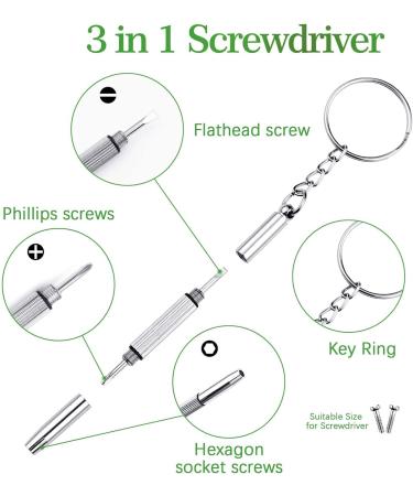 Glasses Nose Pads Repair Kit - 30 Pairs Silicone Screw-in Nose Pads with Tweezer and Cloth - Anti Slip Grips for Eyeglasses - Buy Online on GoSupps.com