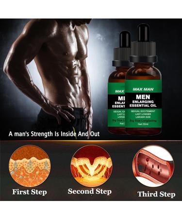 Huile d'agrandissement du p nis paississement du p nis croissance largissement du p nis am lioration de l' rection et retardement de l' jaculation. (Gr n 5PC) - Buy Online on GoSupps.com