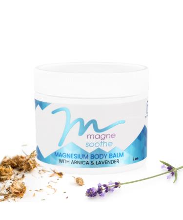 MagneSoothe Topical Magnesium Body Balm - 2 oz Jar 2 Ounce (Pack of 1)