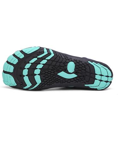 Surwin Barefoot Shoes for Men & Women - Non-Slip Quick Drying Water & Beach Shoes | Sizes 36-47 | Breathable & Lightweight Aquasiums in Navy Blue - Buy Online on GoSupps.com