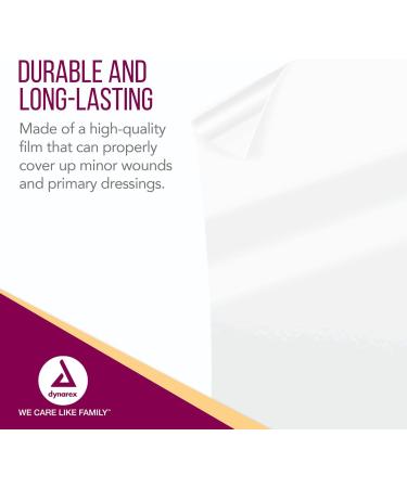 Dynarex View Guard Transparent Film Dressing Roll - 8'' x 11 yds - Non-Sterile, Protects Minor Wounds, Conforms to Body Contours - Buy Online on GoSupps.com