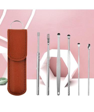 Steel Ear Cleaner Wax Removal Tool - Earwax Remover Curette for Ear Hygiene - Buy Online on GoSupps.com