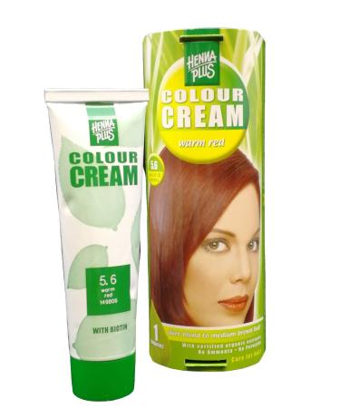 HENNAPLUS Colour Cream warm red 5 6 60 ml