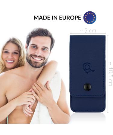marQus 4-Piece Manicure Set for Women and Men - Solingen Nail Care Kit for Traveling - Blue - Buy Online on GoSupps.com