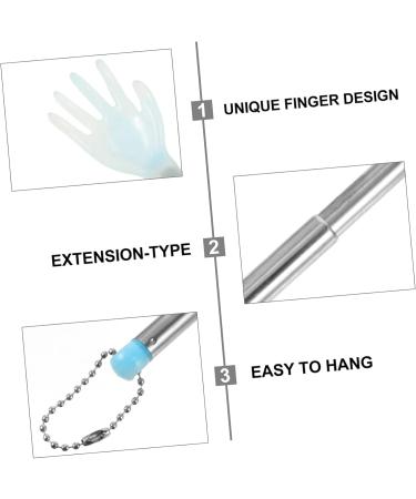 Tovinanna 12 pc Stainless Steel Spatula Set & Retractable Back Scratcher for Men - Portable & Durable Body Care Tools - Buy Online on GoSupps.com