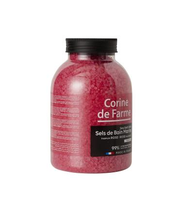 Corine de Farme Sensual Swimming Salt - 99% Natural Rose Bath & Spa Soak for Sensitive Skin - Relaxation & Zen - 1.3 kg Pack - Buy Online on GoSupps.com