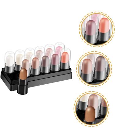 Mipcase 12pcs 12 Shadow Box Highlighters Eyeshadow Stick Silk Eye Shadow Cream Eyeshadow Girl Tool - Buy Online on GoSupps.com