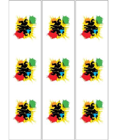 PAINTBALL DESIGN 3 x 28CM x 6.5CM PREMIUM Edible ICING Cake Topper RIBBONS D1 - Buy Online on GoSupps.com