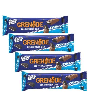 GRENADE CARB KILLA High Protein Chocolate Oreo bar Low Sugar Bar - Oreo 4 x 60 g