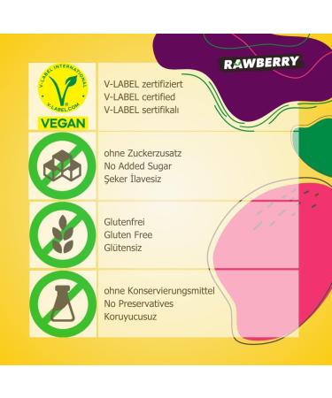 RAWBERRY Wild Berries Nut Bar | No Added Sugar Gluten-Free Vegan Snack (15 x 24g) - Healthy International Shipping - Buy Online on GoSupps.com
