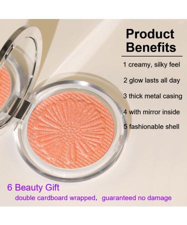 Gold Champagne Shimmer Highlighter Palette - Face & Body Glow Powder - Buy Online on GoSupps.com