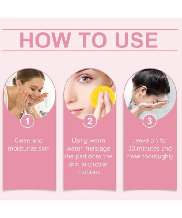 KARLOR Turmeric Cleansing Pad Face 40 Pieces Kojic Acid Cleansing Pad Face Cleansing Turmeric Kojic Acid Cleansing Pads Fades Acne Refines Pores Suitable for Oily Skin Acne Skin - Buy Online on GoSupps.com