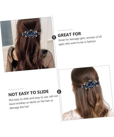 Beatifufu Hairpin Goody Hair Clips for Women Rhinestone Hair Clip French Hair Clip Bridal Hair Accessory Hair Barrettes Womens Hair Accessories Spring Hair Clip Bride Girl France Rhinestones - Buy Online on GoSupps.com