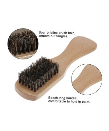 Healeeved Men's Beard Styling Brush - Wooden Brush for Beard Care & Grooming - Buy Online on GoSupps.com