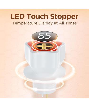 Pokitter 2L Digital Hot Water Bottle with Temperature Display - Safe & Eco-Friendly - Khaki - Buy Online on GoSupps.com