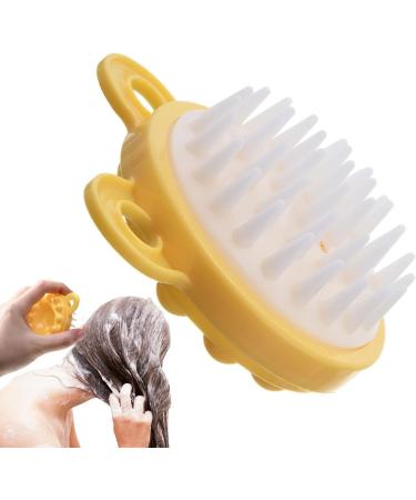Ulapithi Head and Scalp Massage Device | Portable Silicone Scrubber for Hair Growth & Relaxation - Shampoo & Shower Brush - Buy Online on GoSupps.com
