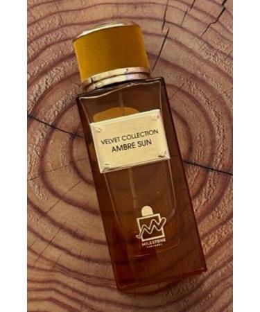 New Velvet Collection Ambre Sun Eau De Parfum 3.4 Fl Oz Jumbo Sized Milestone