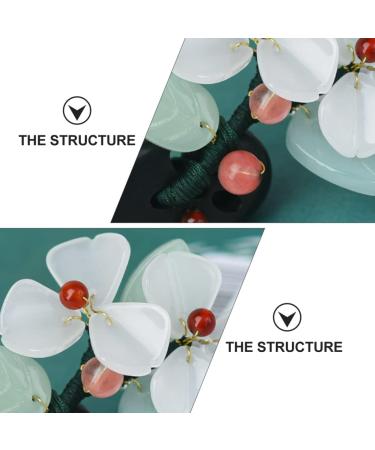 LALAFINA Hanfu Hairpin Flower Hair Chopsticks Flower Headpiece Vintage Hair Accessories Hair Barrettes Decorative Hair Clips Wood Hair Sticks Hair Pin Miss Japan Tassel Ebony - Buy Online on GoSupps.com