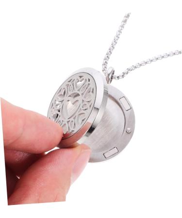 SOESFOUFU 1 Set Necklace Essential Oil Necklace Wrist Chain Chic Perfume Necklace Women Pendant Necklace Hollow-Out Perfume Necklace Stainless Fragrance Necklace Women Necklace - Buy Online on GoSupps.com
