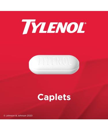 Tylenol Regular Strength For Pain Relief Headache Relief and Reducing Fever 325 mg Acetaminophen Caplets - Buy Online on GoSupps.com