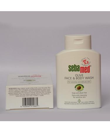 Buy Sebamed Olive Face & Body Wash 200ml - Gentle Hydrating Cleanser for All Skin Types - Free International Shipping - Buy Online on GoSupps.com