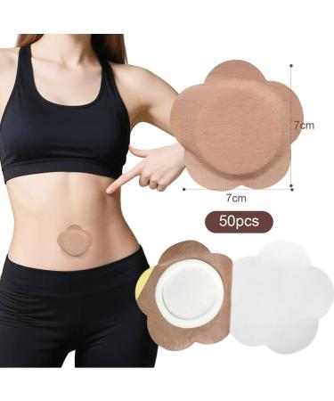 YE2504W1duqi05 50 pieces navel patch breathable and comfortable stay slim especially suitable for sensitive skin colour - Buy Online on GoSupps.com