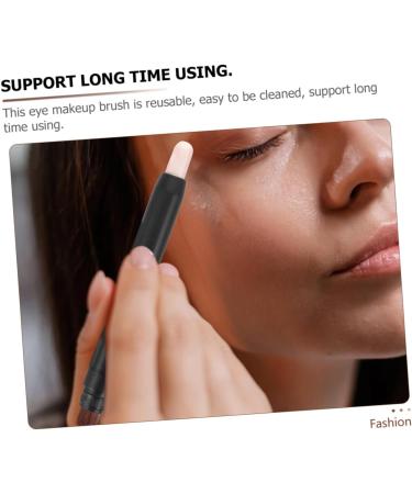 Beatifufu 2pcs Eye Makeup Stick Eyeshadow Brush Double Ended Makeup Brush Eye Makeup Brush Abs Black - Buy Online on GoSupps.com