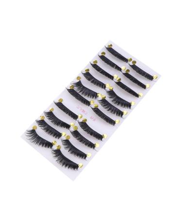 FRCOLOR 10 Pairs Natural False Lashes Lashes 3d Eyelash