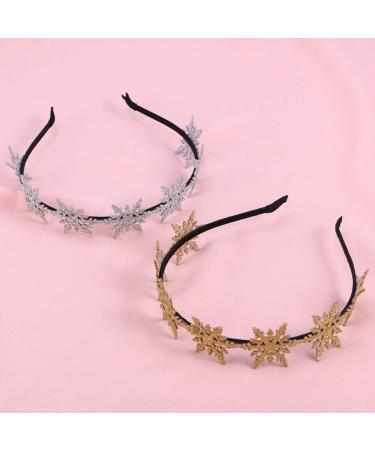 minkissy Snowflake Headband Glitter Christmas Snowflake Hairband Party Hair Hoops for Women Girls Xmas Party Favors Silver M (Y08Z46711TKTW) - Buy Online on GoSupps.com