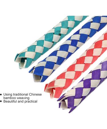 Zerodis 24Pcs Finger Traps - Eco-Friendly Bamboo Chew Toys for Kids & Birds | DIY Party Fun - Buy Online on GoSupps.com