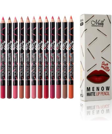 LALAFINA 36 Pcs Matte Lip Liner Pencil Lip Liner Set Smooth Makeup Lip Liner Pencil Long Lasting Matte Lip Liner Pencil Matte Lipstick Pen Black Lip Liner for Women 1 count (Pack of 1) As Shownx3pcs - Buy Online on GoSupps.com