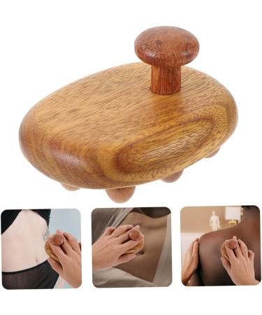 Foytoki Wooden Massage Brush & Comb Set | Natural Back & Body Massage Tools | 2-Piece Wooden Comb Set for Relaxation - Buy Online on GoSupps.com