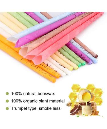 Organic Ear Candles Kit - 16 Pieces Hopi Ear Candles for Relaxation & Ear Care | Aromatherapy & Natural Ear Cleaning - Buy Online on GoSupps.com