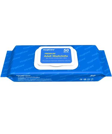 HygiCare Disposable Adult Washcloths 250 Ct | Fresh Scent | Strong & Gentle | Incontinence Care | Home, Clinic & Hospital Use - Buy Online on GoSupps.com
